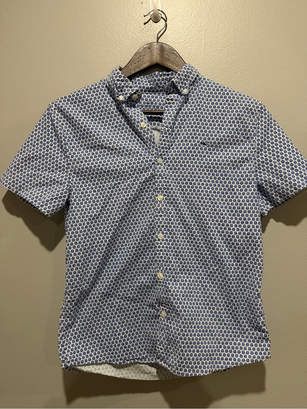 Vineyard Vines Boys Short-Sleeve Button-Down Shirt size 16